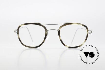 Lindberg William Air Titan Rim Panto Brille Damen & Herren, Modell William, Größe 47-23, Bügellänge 145, Farbe 10, Passend für Herren und Damen